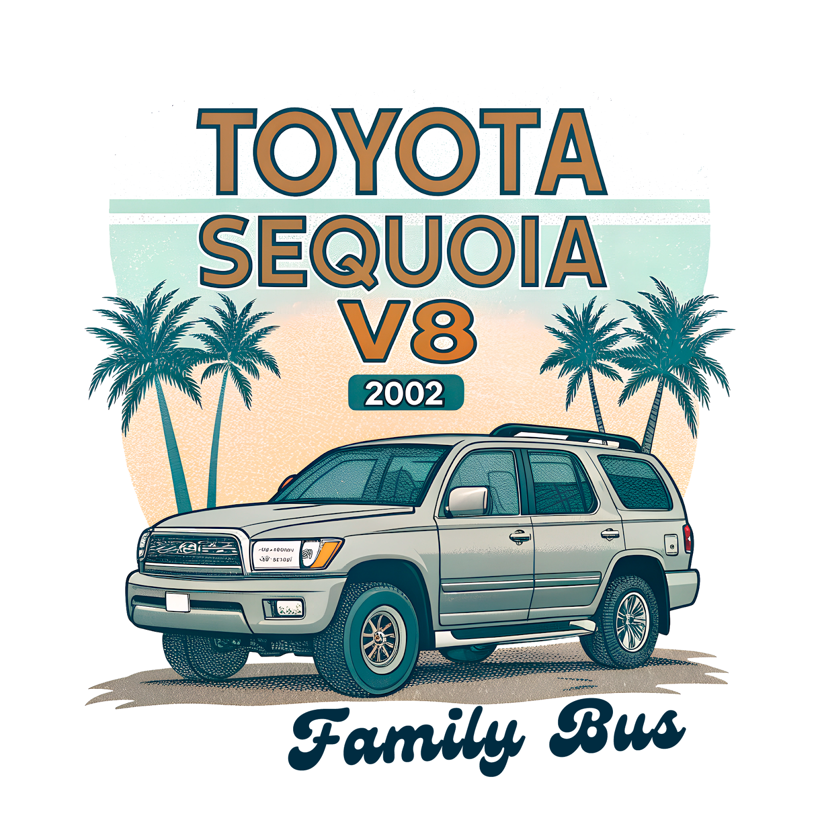 MOLETOM CARECA - FAMILY BUS TOYOTA SEQUOIA V8