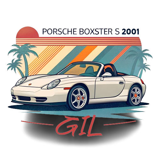 MOLETOM COM CAPUZ - GIL PORSCHE BOXSTER S 2001